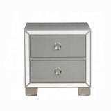 ZUN Platinum 2-Drawer Nightstand B062P209016