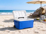 Ultra-LightRolling Hard Cooler, Leak-Resistant Portable Cooler with Wheels, 48-Hour Ice Retention 38364755