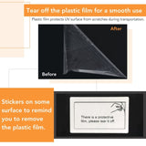 ON-TREND 6mm Glass-Top Coffee Table Open Shelves and Cabinets, Geometric Style Cocktail Table WF299270AAB