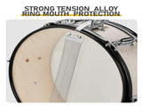 Full Size Adult Drum Set 5-Piece Silver with Bass Drum, two Tom Drum, Snare Drum, Floor Tom, 16" 94760800