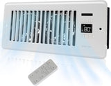 4 x 10 Ultra-Quiet Register Fan Auto-Fan Speed Adjust with Thermostat Control Ac Vent 62171773