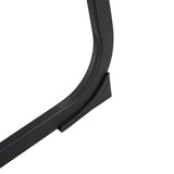 Black PU Chair Barstool Dining Counter Height Chair Set of 2 W24154186