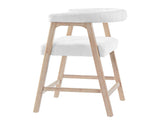 26'' Seat Height Bar Stools with Back, Comfortable Counter Stools for Kitchen Island/Dining Room, N780P354192N
