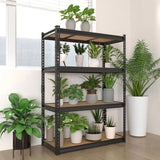 4-layer adjustable shelf spacing, gourd-shaped perforation, rubber mallet with gloves, display rack, 75189929