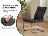 Dining chair set modern leather imitation soft cushion dining chair, with soft cushion 58099571