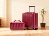 14"/20" 2 pcs/set in ABS Spinner Wheel Luggage, with Combination Lock and Front Opening Design, 14" 40167938