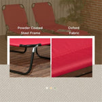 ZUN Folding Lounge Chairs / beach chair （Prohibited by WalMart） 70597101