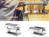Pasta Maker Machine, 180 Roller Pasta Maker, 9 Adjustable Thickness Settings 2-in-1 Noodles Maker 46808143