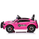 ZUN Licensed Dodge Charger,12v Kids ride on police car W/Parents Remote Control,anti-collision W1396P172630