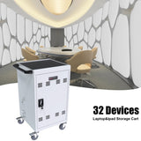 302Bay Mobile School Charging Cart Station for Chromebook, Tablet and Laptop Computer with Power W110256727