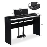 GDP-105 88 Keys Standard Full Weighted Keyboards Digital Piano with Furniture Stand, Power Adapter, 63585988