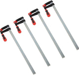 4Pcs Heavy Duty F Clamps Woodworking Bar Clips Quick Slide DIY Hand Tool Kit 80*600mm 81114817