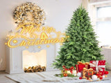 Artificial 7.5ft Green Christmas Tree with 2155PVC/Hard Needle Mixed Branch Tips, memory wireiron 08118047
