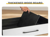 White particleboard with non-woven fabric lamination, 134*40*86cm, double row, 4 layers, 8 drawers. 87514041
