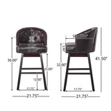 OGDEN KD SWIVEL BARSTOOL 56696.00RBL