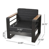 GIOVANNA CLUB CHAIR 71734.00BLK