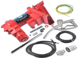 20 GPM High Flow Fuel Transfer Pump 12V DC with Manual Nozzle for Gas Diesel Red 28939433