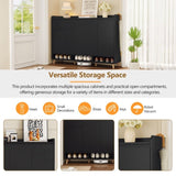 ON-TREND Sleek and Contemporary Shoe Cabinet with Adjustable Shelves, Minimalist Home Organizer with WF321211AAB