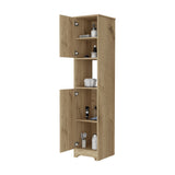 Charlotte Linen Cabinet, 2 Single Door Cabinet, Division, One Shelf B128P148896