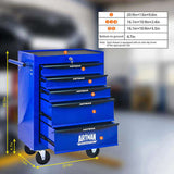 Rolling Metal Tool Chest with 5 Drawers, 20" 5-Drawer Tool Chest Cabinet with Ball Bearing Drawer W1102P298215