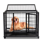 ZUN Dog Crate Dog Cage Dog Kennel for Large Dogs, Heavy Duty 36 in Pet Playpen for Training Indoor 25996748