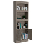 ZUN Durango Bookcase, Three Shelves, Double Door Cabinet B128P148910