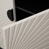 5-Tier Shoe Storage Cabinet, Wooden Shoe Cabinet with Doors Modern Shoe Organizer with Open Shelves W1321P151573