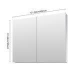 48'' W x 36'' H Surface Frameless Mirror Medicine, Beveled Mirror Edges Bathroom Medicine W2287P249175