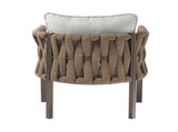 2-Pieces Outdoor Metal Patio Club Chair, Patio Arm Chair with Cushion, Modern Outdoor N780P254451B