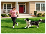 8 x 5 ft Green PP Artificial Turf Roll , Weather & Fade Resistant Low Grass Carpet for 75307819