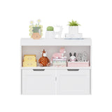Book Organizer, toy Storage Cabinet Organizer, White 10467721