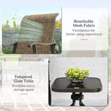 Outdoor dining table and chair 37326347