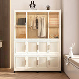 Portable Wardrobe Closet Storage Organizer for Clothes,Clothes Dresser,12 Magnetic Doors-12 Cubes & 58570545