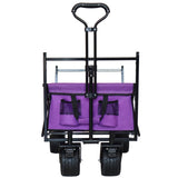 480Lbs Collapsible Wagon with Canopy,Wagon Stroller with 7" All-Terrain Wheels, Lightweight Foldable W321P269230