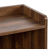 Sideboard with 2 Sliding Striped Glass Doors, Freestanding Countertop Storage Cabinet for Bottles, W331P286248