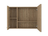 4-Shelf Bathroom Medicine Cabinet with Mirror B06280225