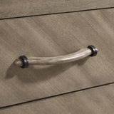 Arena Contemporary 2-Drawer Nightstand, Antique Gray T2574P225174