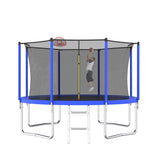 ZUN 12FT Trampoline for Kids & Adults with Basketball Hoop and Ball ,Recreational Trampolines with K1163139544