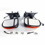 For 99-07 Ford F250-F550 SUPERDUTY Telescoping LED Signal Power Heat Tow Mirrors 77971519