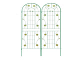 4 Pack Metal Garden Trellis 71" x 19.7" Rustproof Trellis for Climbing Plants Outdoor Flower Support W1586135449