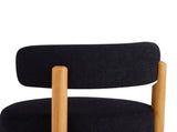 Modern 27.5" W Farmhouse Armless Chair, Wooden Base Featuring Thatched Roof Rod Design, Cozy 10142743