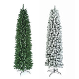 7.5ft Pointed PVC Pen Holder Christmas Tree 43679864