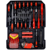 ZUN 969pcs Home Repair Tool Set for Men, Toolbox Storage Case with 4 Drawers, General Household Tool W465P193360