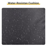 Oversized Rattan Papasan Chair, Outdoor Steel Wicker Rocking Seating with Thick Padded Cushion for 04284063