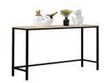 Industrial Style Porch Table Single Layer Light Walnut Color Triamine Board 58699420