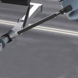 Boat Transom Saver, 28-40in Adjustable Outboard Motor Support - Heavy Duty Steel, Shock-Absorbing 82075769