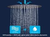 Shower System Shower Faucet Combo Set Wall Mounted with 10" Rainfall Shower Head and handheld shower T3177P269094