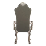 Grey and Vintage Bone White Arm Chairs B062P182716
