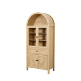 Dome Cabinet, made of high-quality materials and antique craftsmanship, with large storage space W1785P332536