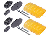 2PCS Rear Suspension Helper Springs SSR-121-54 Replacement for Ford Transit 150 250 350 350HD 50274269